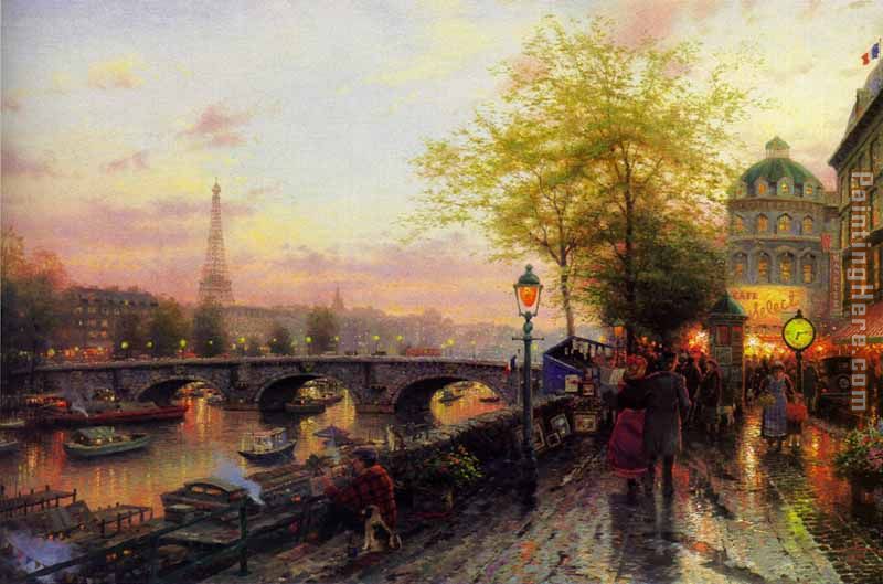 Thomas Kinkade PARIS EIFFEL TOWER